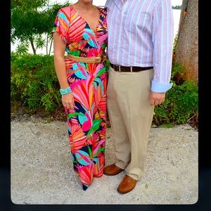 Trina Turk maxi dress worn once